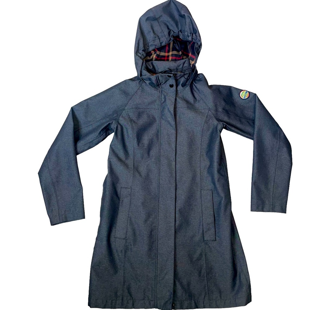 Pendleton National Parks Coat dark gray water resistant knee length trench style